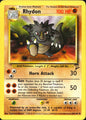 Rhydon 59/130 Base Set 2 Uncommon Pokemon Near Mint