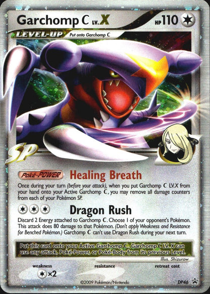 Garchomp C LV.X DP46 Diamond and Pearl Promos Holo Promo Pokemon Lightly Played