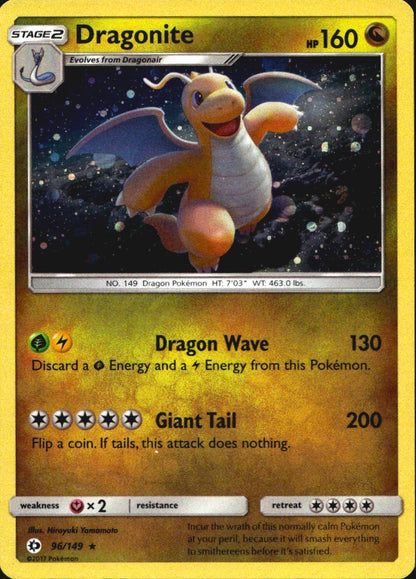 Dragonite (Cosmos Holo) 096/149 Miscellaneous Cards & Products Promo Pokemon NM