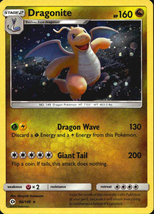 Dragonite (Cosmos Holo) 096/149 Miscellaneous Cards & Products Promo Pokemon NM