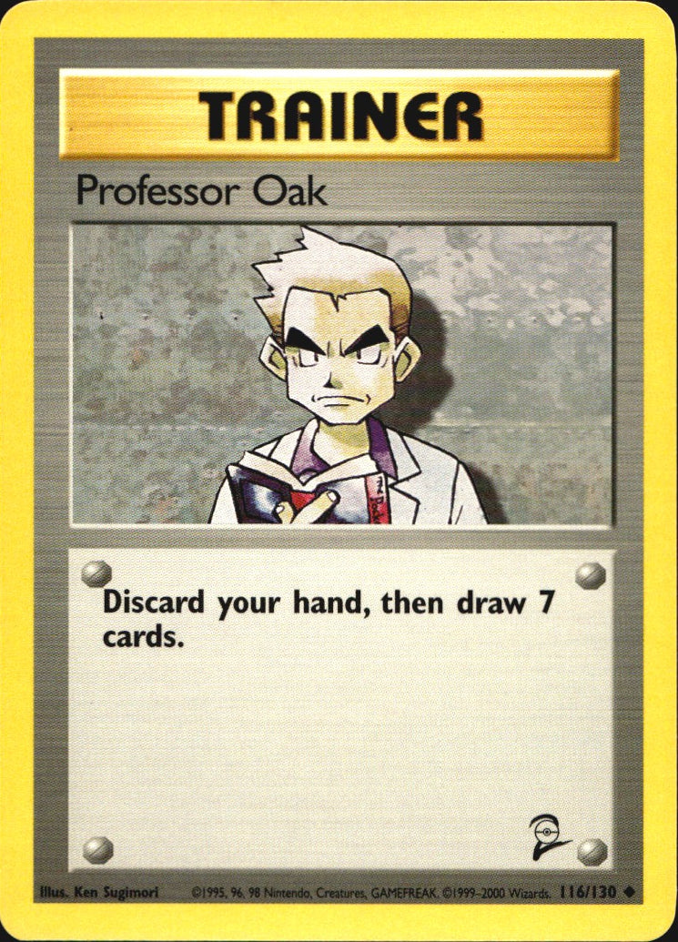 Professor Oak 88/102 Base Set Unlimited Uncommon Pokemon Near Mint