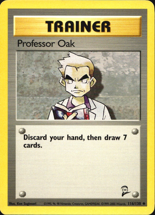 Professor Oak 88/102 Base Set Unlimited Uncommon Pokemon Near Mint