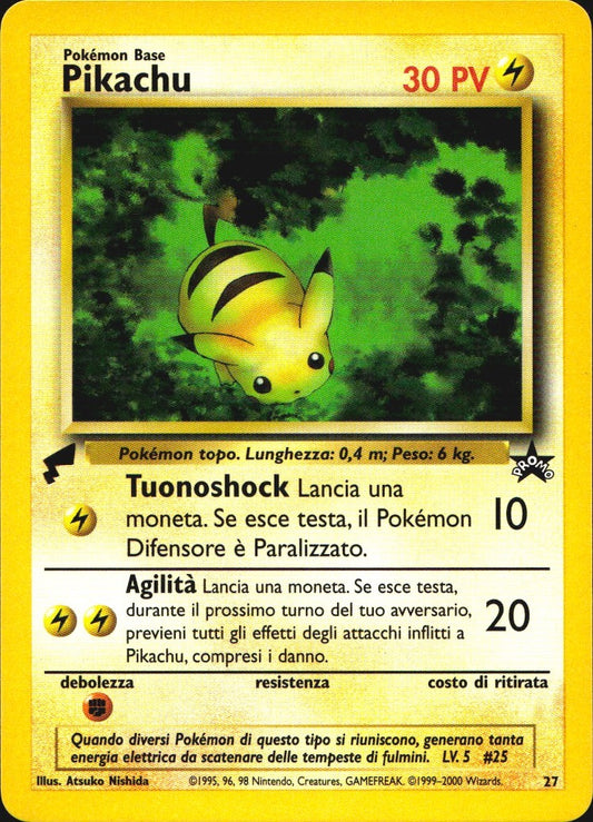 Pikachu 27 Pikachu World Collection Promos Promo Pokemon Near Mint