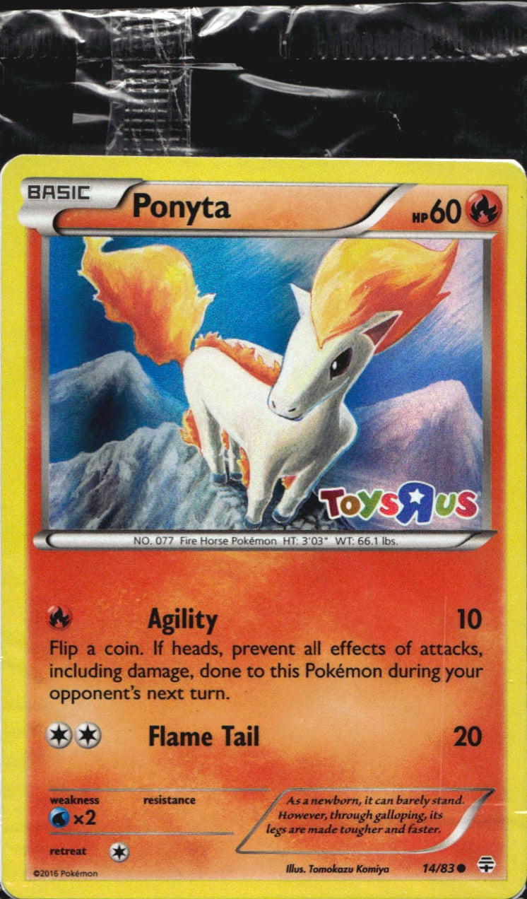 Ponyta 14/83 Toys R Us Sealed Promo
