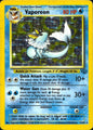 Vaporeon 12/64 Rare Jungle Pokemon 1st Edition Holo Moderately Played