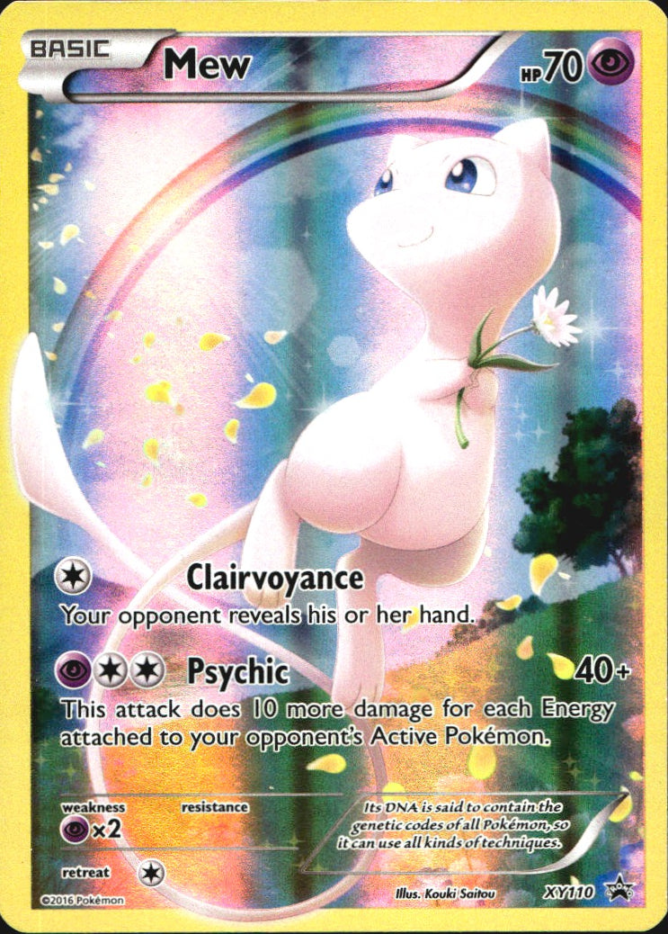 Mew XY110 Holo Promo XY Promo Pokemon Near Mint