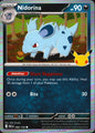 Nidorina 088/128 ME: 30th Celebration Holo Common Pokemon Near Mint