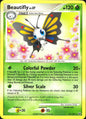 Beautifly 21/127 Platinum Rare Pokemon Near Mint