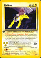 Raikou 22/64 Neo Revelation Rare Pokemon 1st Edition Lightly Played