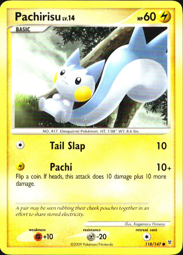 Pachirisu 118/147 Supreme Victors Common Pokemon Near Mint
