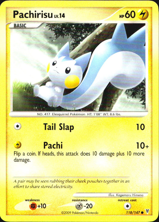 Pachirisu 118/147 Supreme Victors Common Pokemon Near Mint