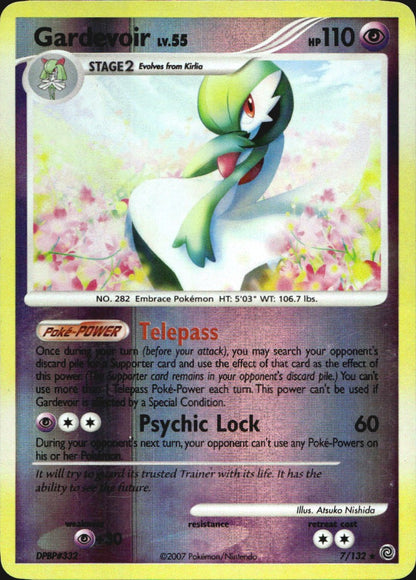 Gardevoir 7/132 Secret Wonders Rare Pokemon Reverse Holo Near Mint