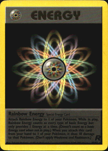 Rainbow Energy 80/82 Rare Team Rocket Pokemon Lightly Played