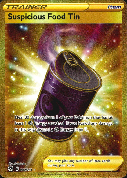 Suspicious Food Tin 080/073 Champion's Path Secret Rare Pokemon Holo Near Mint