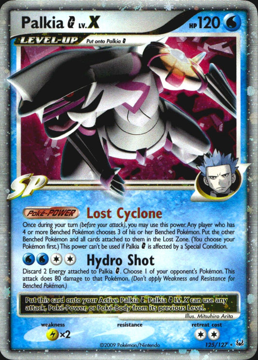 Palkia G LV.X 125/127 Platinum Holo LV.X Rare Pokemon Near Mint