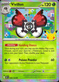 Vivillon 008/128 ME: 30th Celebration Holo Common Pokemon Near Mint