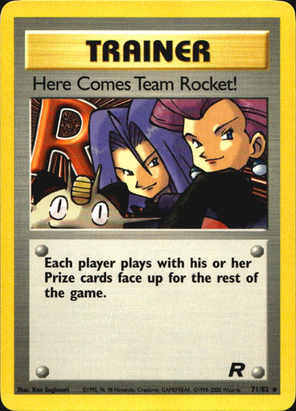 Here Comes Team Rocket! 71/82 Rare Team Rocket Pokemon Lightly Played