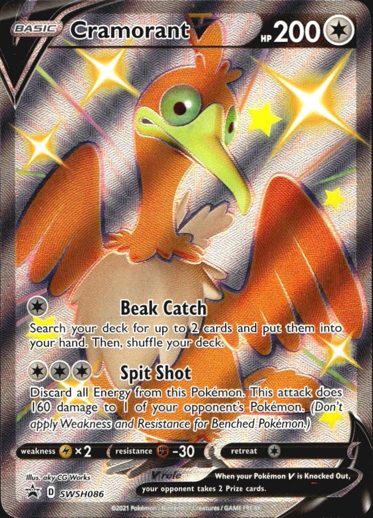 Cramorant V SWSH086 Sword & Shield Promo Holo Promo Pokemon Near Mint