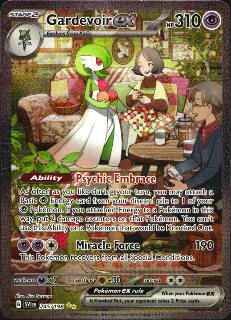 Gardevoir ex 245/198 Scarlet & Violet Special Illustration Rare Pokemon Holo NM