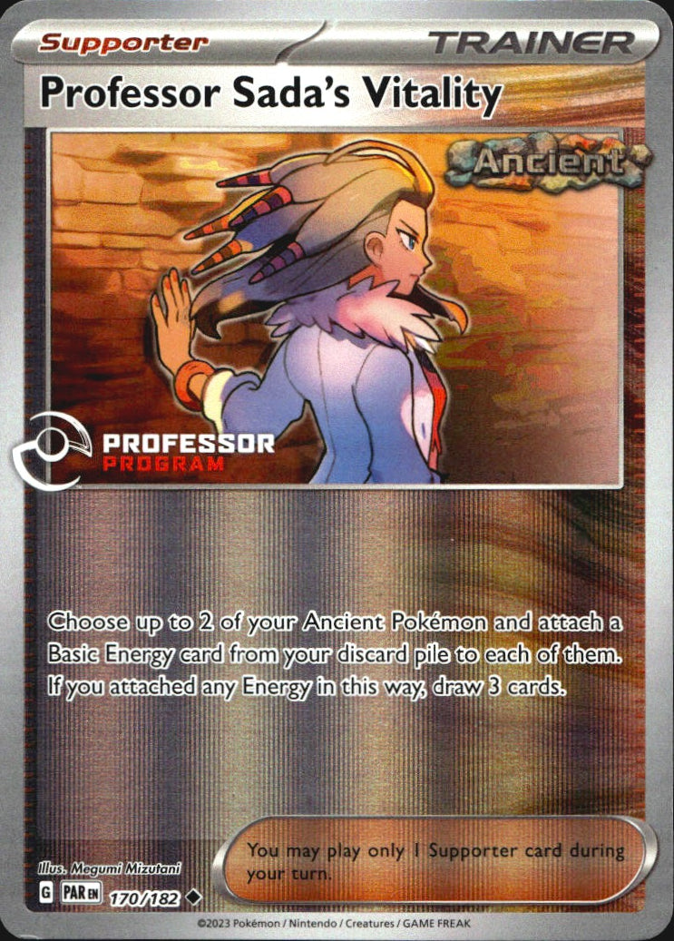Professor Sada's Vitality 170/182 Holo Professor Program Promos Pokemon NM