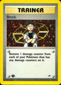Brock 15/132 Rare Gym Heroes Pokemon 1st Edition Holo Near Mint