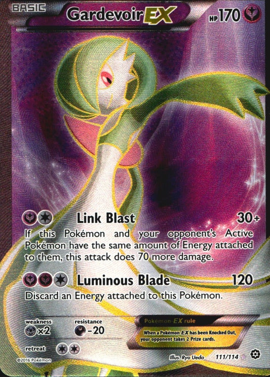 Gardevoir EX 111/114 Ultra Rare Steam Siege Pokemon Near Mint