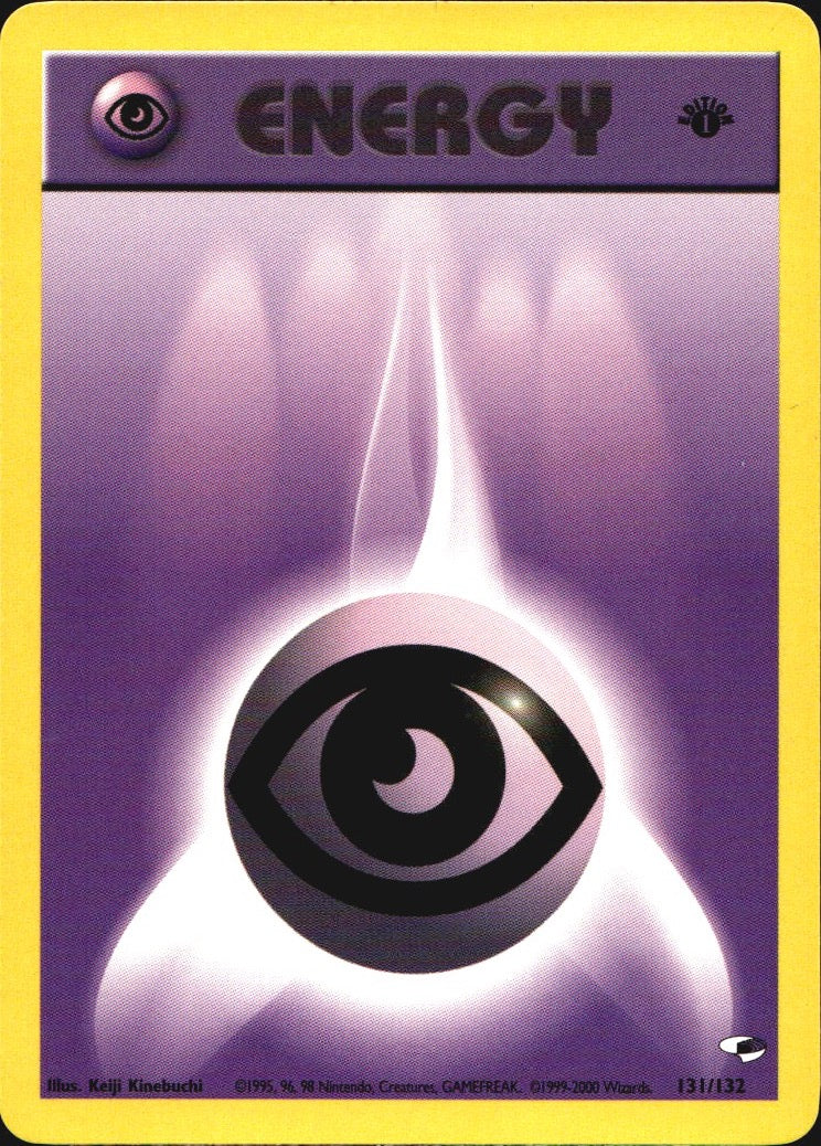 Psychic Energy 129/130 Base Set 2 Pokemon Near Mint