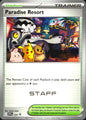 Paradise Resort STAFF 224 Scarlet & Violet Promo Pokemon NM