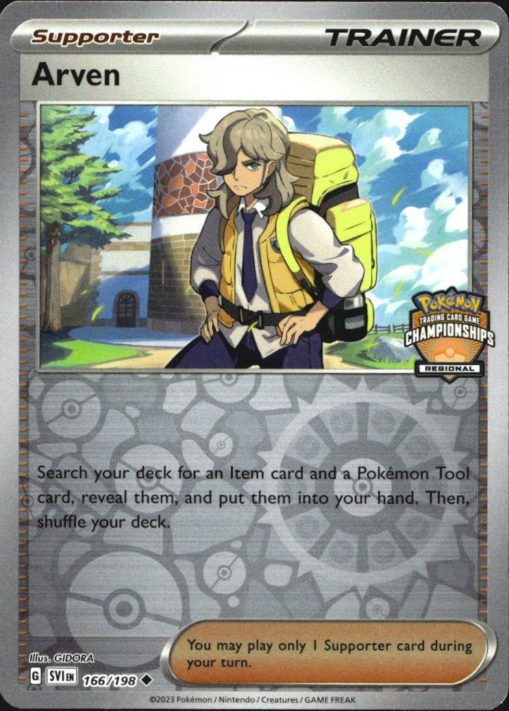 Arven Regional Championships 166/198 League & Championship Cards Pokemon NM