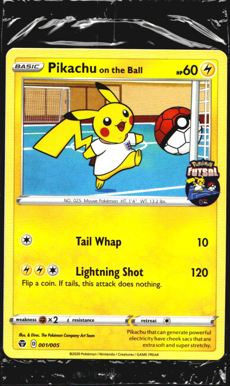 Pikachu on the Ball 001/005 Sealed Promo 