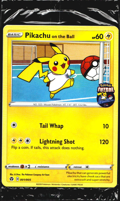 Pikachu on the Ball 001/005 Sealed Promo 