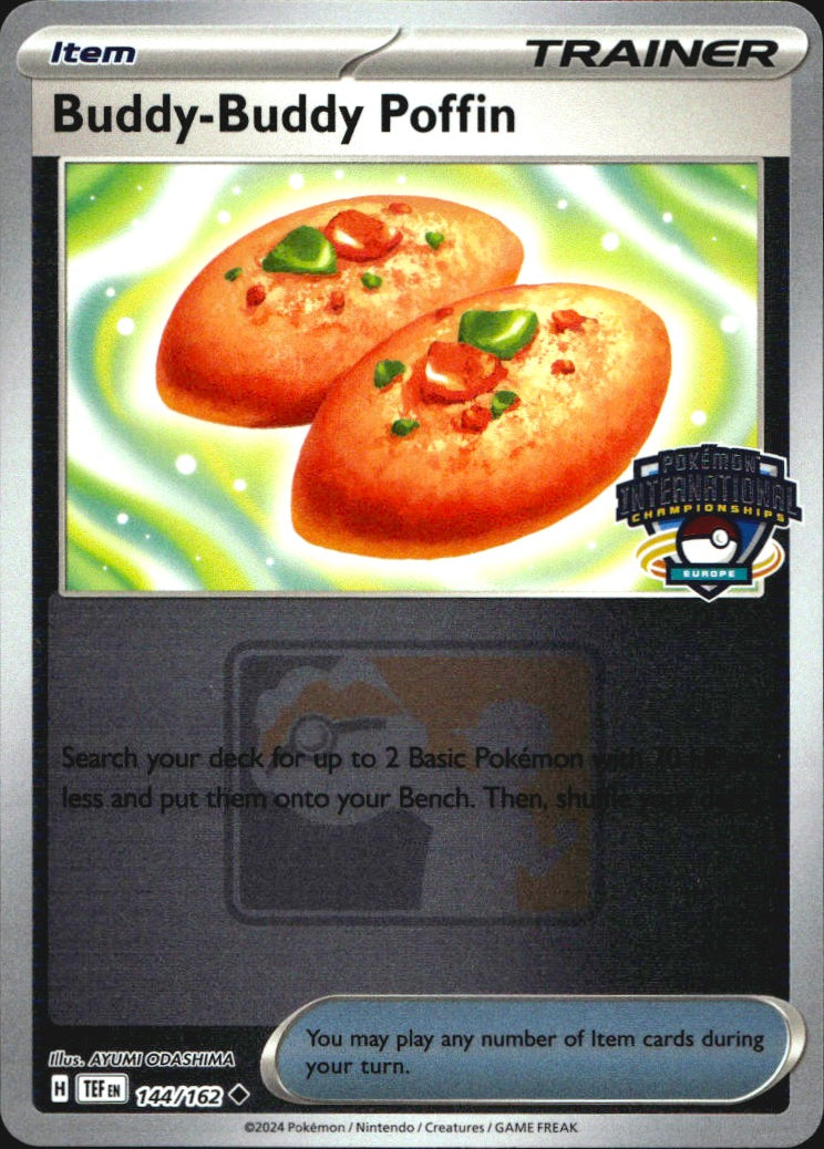 Buddy-Buddy Poffin 144/162 Holo Promo League & Championship Cards Pokemon NM