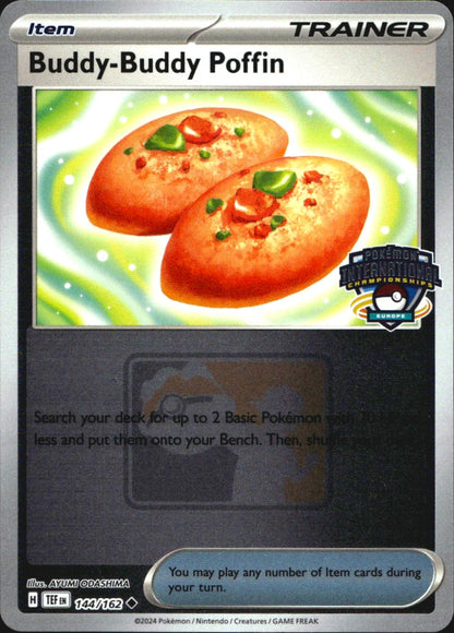 Buddy-Buddy Poffin 144/162 Holo Promo League & Championship Cards Pokemon NM