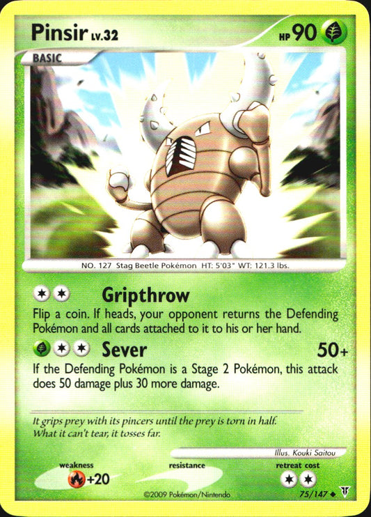 Pinsir 75/147 Supreme Victors Uncommon Pokemon Near Mint
