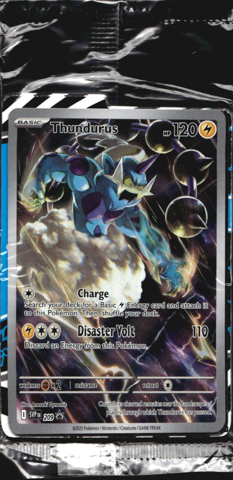 Thundurus 209 Holo Scarlet & Violet Promo Pokemon Sealed Promo