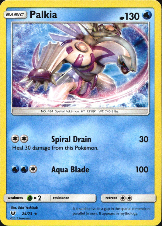 Palkia 24/73 Shining Legends Holo Rare Pokemon Near Mint