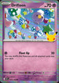 Drifloon 073/128 ME: 30th Celebration Common Pokemon Holo Near Mint