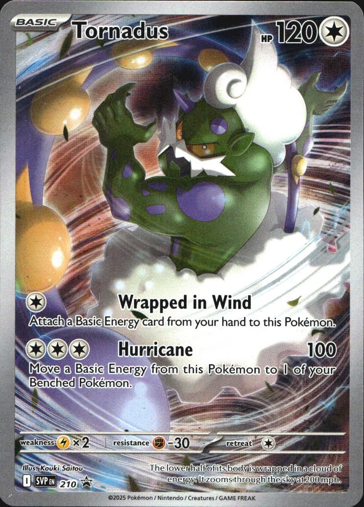 Tornadus 210 Holo Promo Scarlet & Violet Promo Pokemon Near Mint