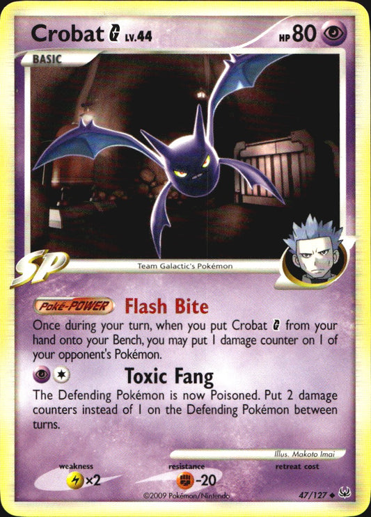 Crobat G 47/127 Platinum Uncommon Pokemon Near Mint