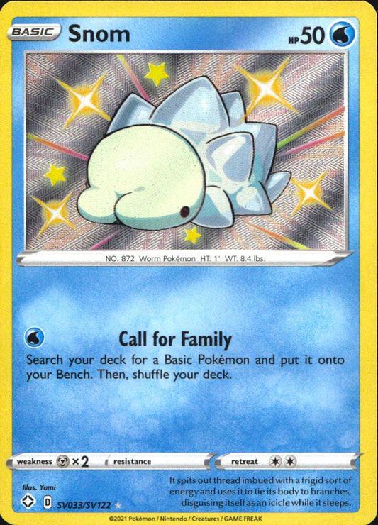 Snom SV033/SV122 Shiny Rare Shining Fates Shiny Vault Pokemon Near Mint