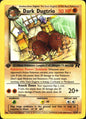 Dark Dugtrio 23/82 Team Rocket Rare Pokemon 1st Edition Near Mint