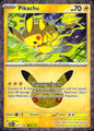 Pikachu 051/128 ME: 30th Celebration Holo Pikachu Rare Pokemon Near Mint