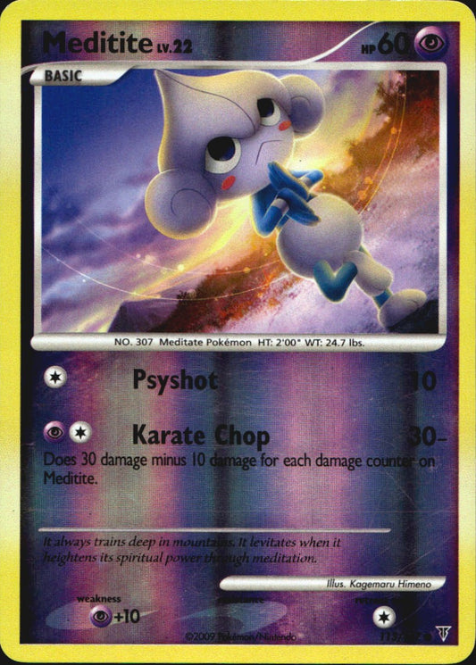 Meditite 113/147 Supreme Victors Common Pokemon Reverse Holo Near Mint
