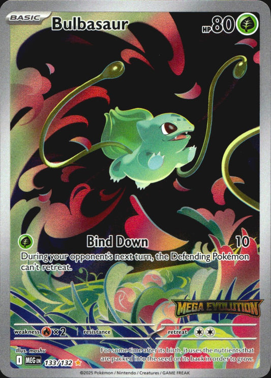 Bulbasaur Stamped 133/132 Miscellaneous Cards & Products Holo Pokemon NM
