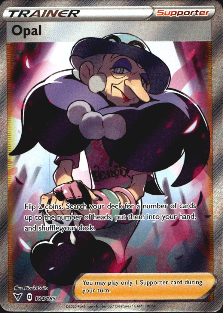 Opal 184/185 Vivid Voltage Ultra Rare Pokemon Holo Near Mint