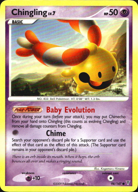 Chingling 98/147 Supreme Victors Common Pokemon Near Mint