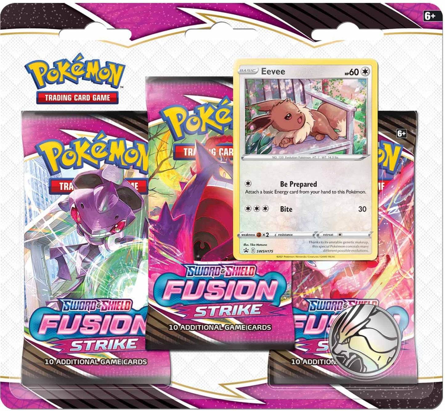 Pokemon SWSH Fusion Strike Triple Blister Pack