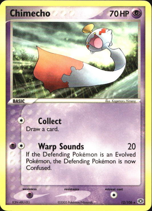 Chimecho 12/106 Rare Emerald Pokemon Near Mint