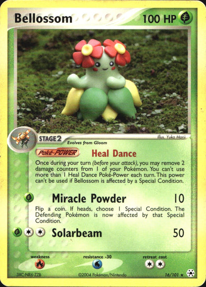 Bellossom 16/101 Rare Hidden Legends Pokemon Near Mint