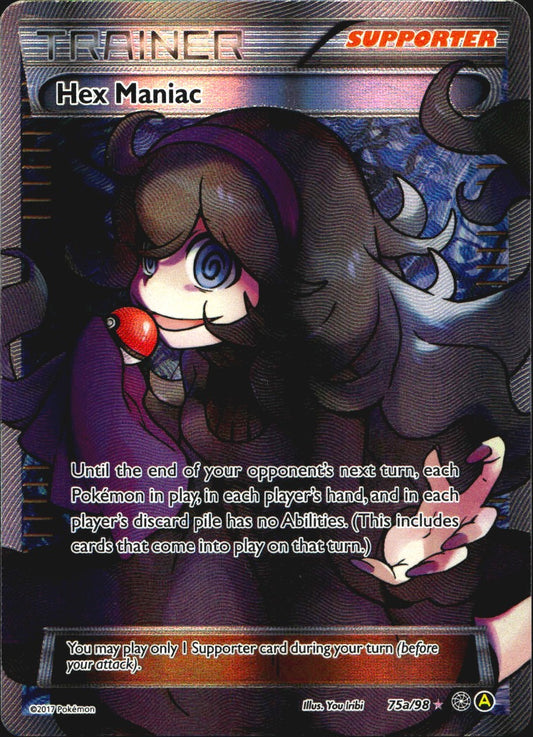 Hex Maniac 75a/98 Rare Ultra Ancient Origins Pokemon Near Mint